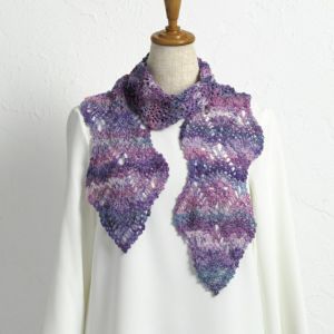 【完成品】パイナップルマフラー<リネンパレット02L>