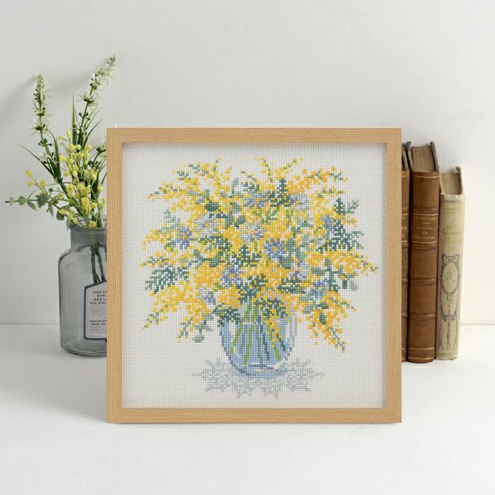 ホビーラホビーレ　クロスステッチ ゴッホコレクション　図案と糸半分 ホビーラホビーレクロスステッチ ゴッホコレクション図案と糸半分