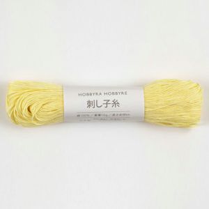 刺し子糸 クリーム＜132＞ | リバティ 生地、編み物、刺繍、刺し子のことなら ホビーラホビーレ