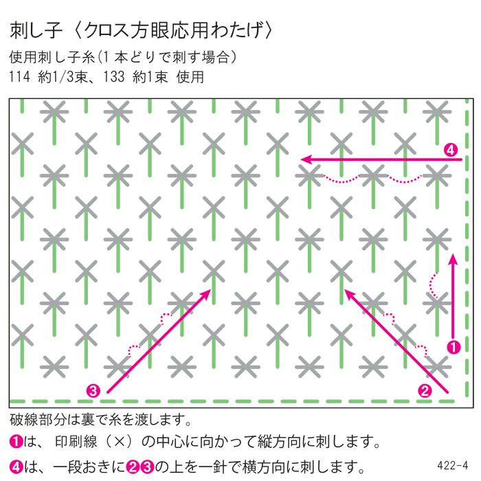 刺し子 クロス方眼 | リバティ 生地、編み物、刺繍、刺し子のことなら