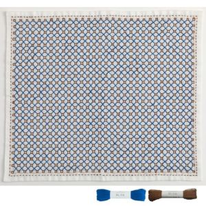 刺し子 クロス方眼 応用銭形刺しセット