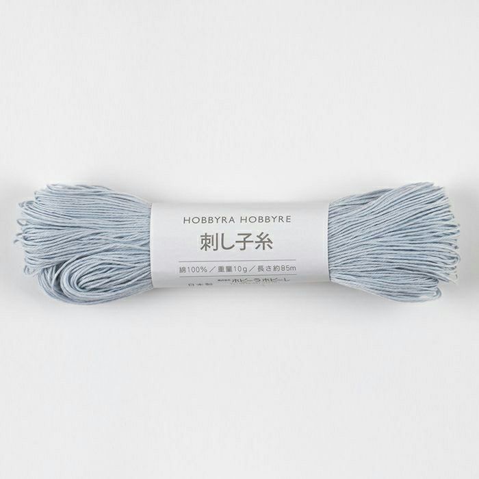 刺し子糸 スノーブルー＜104＞ | リバティ 生地、編み物、刺繍、刺し子  
