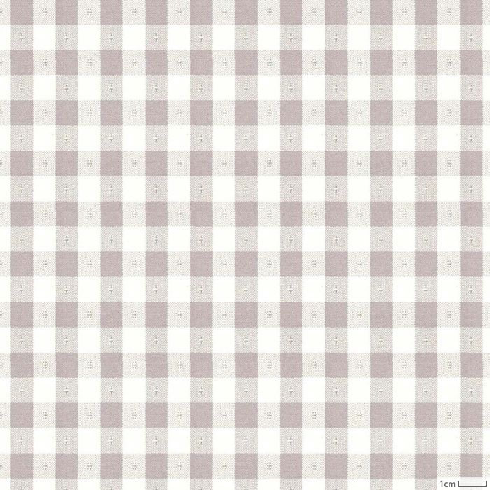 新潟見附産 ドビーギンガムチェック＜03GR＞生地 ホビーラホビーレ