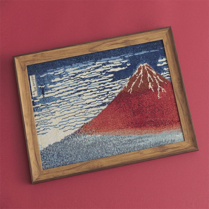 クロスステッチフレーム＜Happy welcome＞ | リバティ 生地、編み物