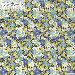 リバティプリント ラミネート リビー＜03B＞生地 （ホビーラホビーレオリジナル）2023SS