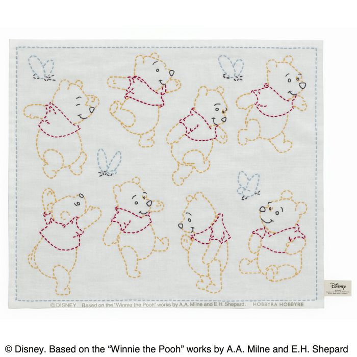 刺し子のテーブルセンター＜やさしい色の四角模様＞ | リバティ 生地