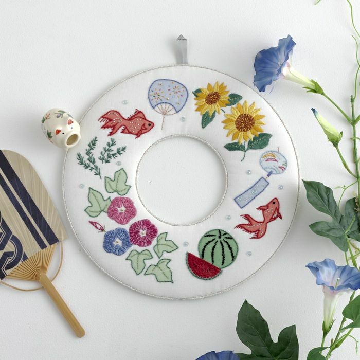 アップリケタペストリー＜いちごのタルト＞ | リバティ 生地、編み物