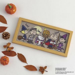 クロスステッチフレーム＜スヌーピーのハロウィン＞