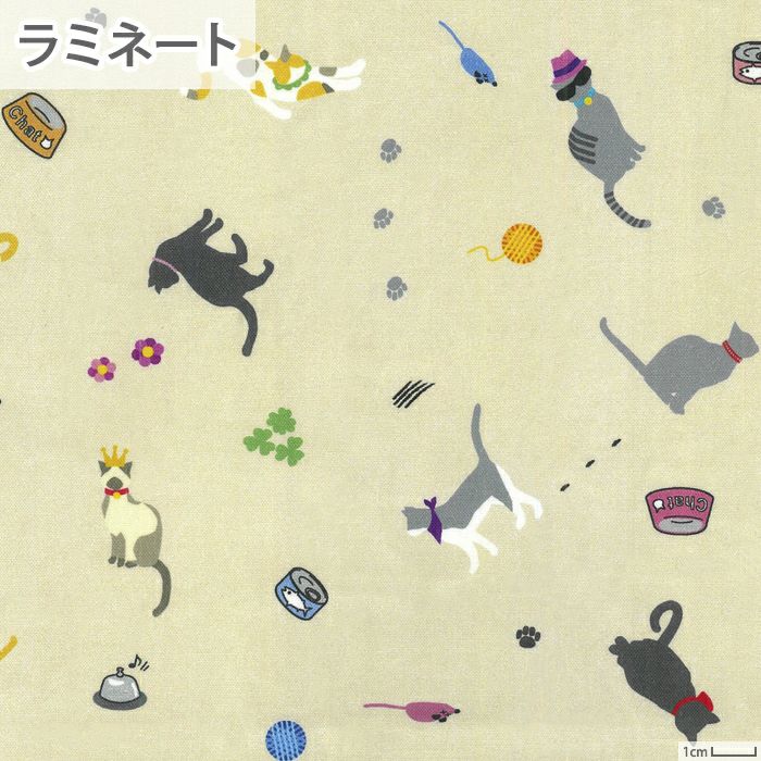 ラミネート ピーターラビット（TM）となかまたち＜01BE＞生地 ホビーラ