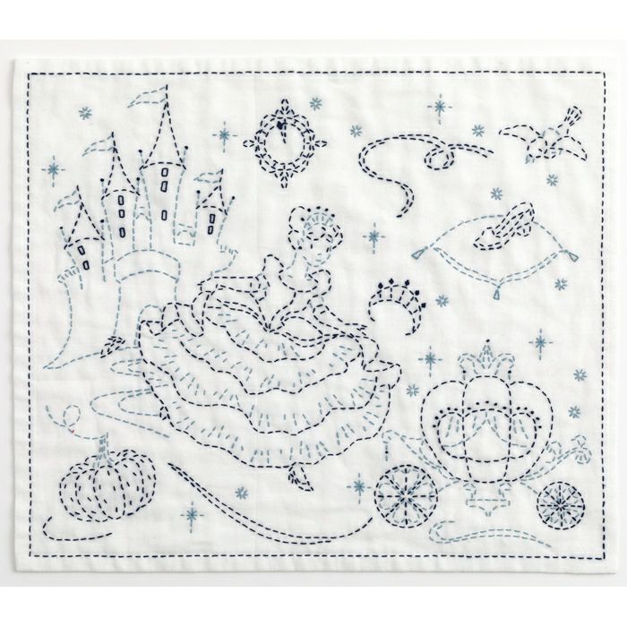 刺し子 ハッピーテディベア | リバティ 生地、編み物、刺繍、刺し子の