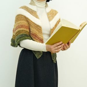 【レシピなし】シャイニーファーストール＜10BR＞（編み物 材料セット）