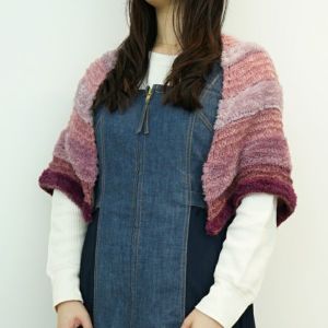 シャイニーファーストール＜12B＞（編み物 材料セット） | リバティ 生地、編み物、刺繍、刺し子のことなら ホビーラホビーレ