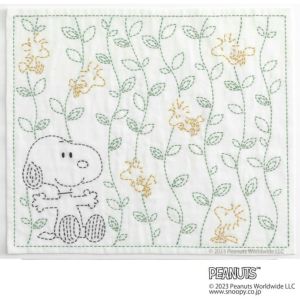 刺し子 スヌーピー＆ウッドストック Nature