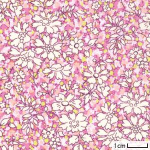 日本最大級 リバティプリント３００ カペル ピンク ２m 生地/糸