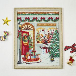 クロスステッチフレーム＜クリスマスの贈りもの＞