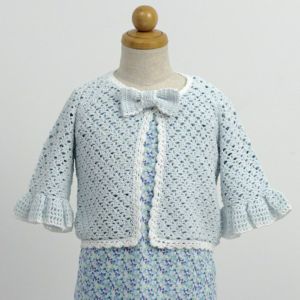 【完成品】フリルカーディガンKids＜1613＞