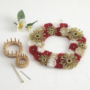 フラワーリリヤンボビンリース＜お飾り＞