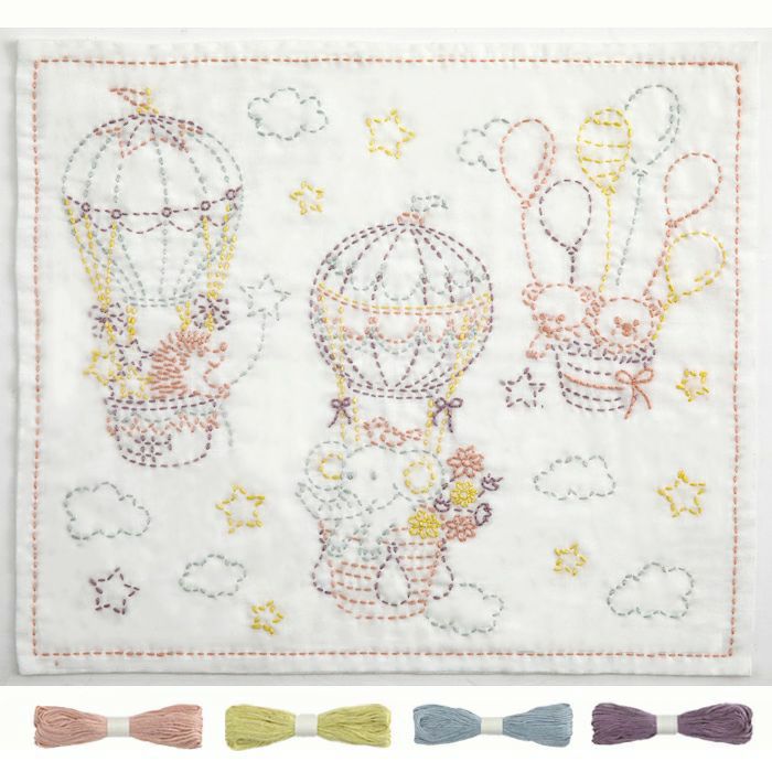 刺し子のクロス＜兜＞2 | リバティ 生地、編み物、刺繍、刺し子のこと