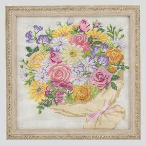 クロスステッチフレーム＜flower gift＞