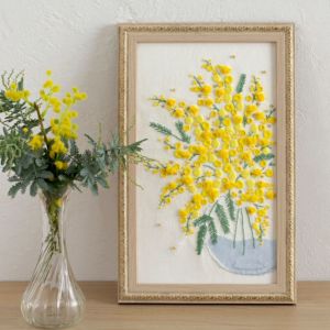 mimosa～春の訪れ～ | リバティ 生地、編み物、刺繍、刺し子のこと