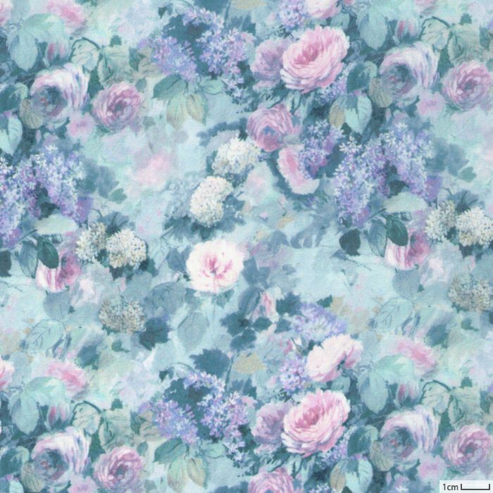 リバティプリント ハムステッド・サマー＜06GR＞生地 （ホビーラ  