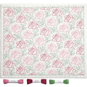 刺し子 薔薇セット