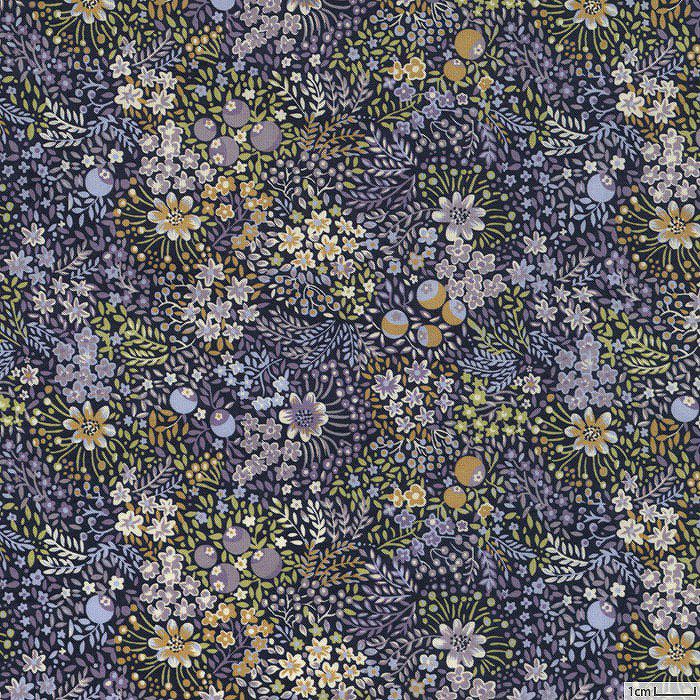 リバティプリント エメリー・ウォーカー＜10BL＞生地 （ホビーラ