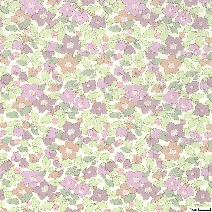 リバティプリント ベッツィ・ベリー＜09L＞生地 （ホビーラホビーレ