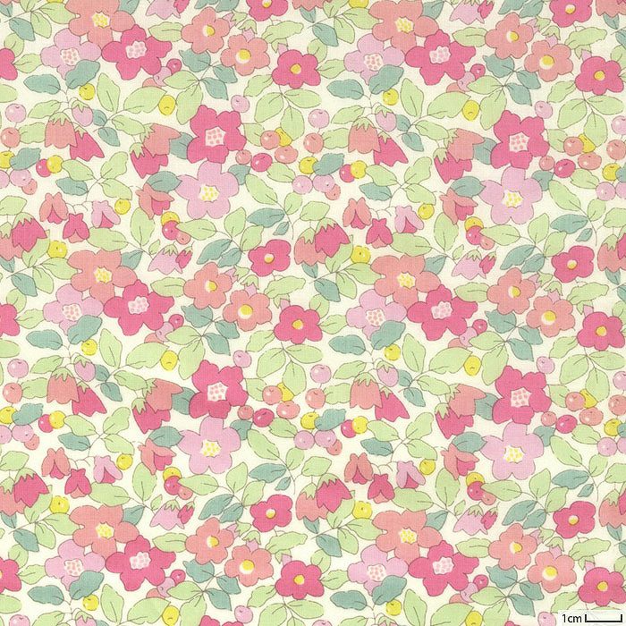 リバティプリント ベッツィ・ベリー＜09L＞生地 （ホビーラホビーレ