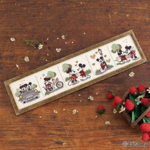 クロスステッチフレーム＜Mickey＆Minnie～日常の一コマ～＞