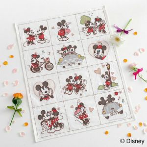 ステッチクロス＜Mickey＆Minnie～日常の一コマ～＞