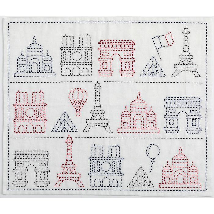 刺し子 フランス | リバティ 生地、編み物、刺繍、刺し子のことなら