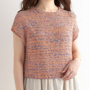 【レシピなし】オーバーベスト＜ジャングル44P＞（編み物 材料セット）