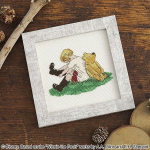 クロスステッチフレーム＜Winnie the Pooh～絵本の挿絵から～＞