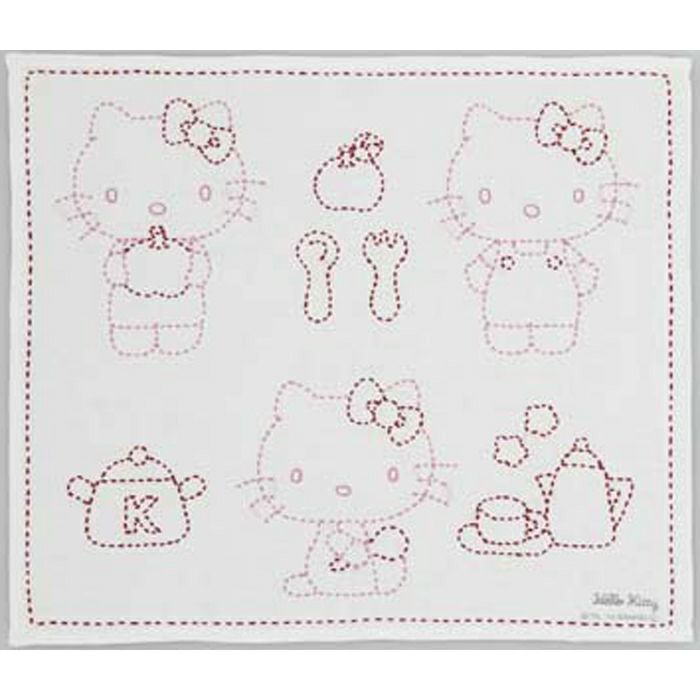 刺し子 クロスフラワー | リバティ 生地、編み物、刺繍、刺し子