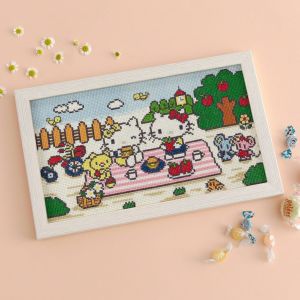 クロスステッチフレーム＜Hello Kitty＞