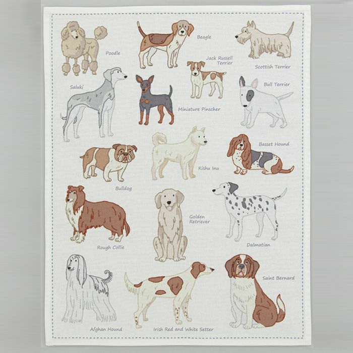 クロスステッチティッシュケース＜Dog!Dog!Dog!＞ | リバティ 生地