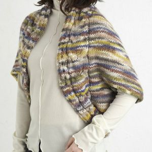 【レシピなし】ボレロ＜ウールコンフィ03X＞（編み物 材料セット）