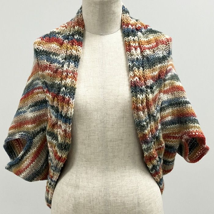 レシピなし】ボレロ＜ウールコンフィ02X＞（編み物 材料セット