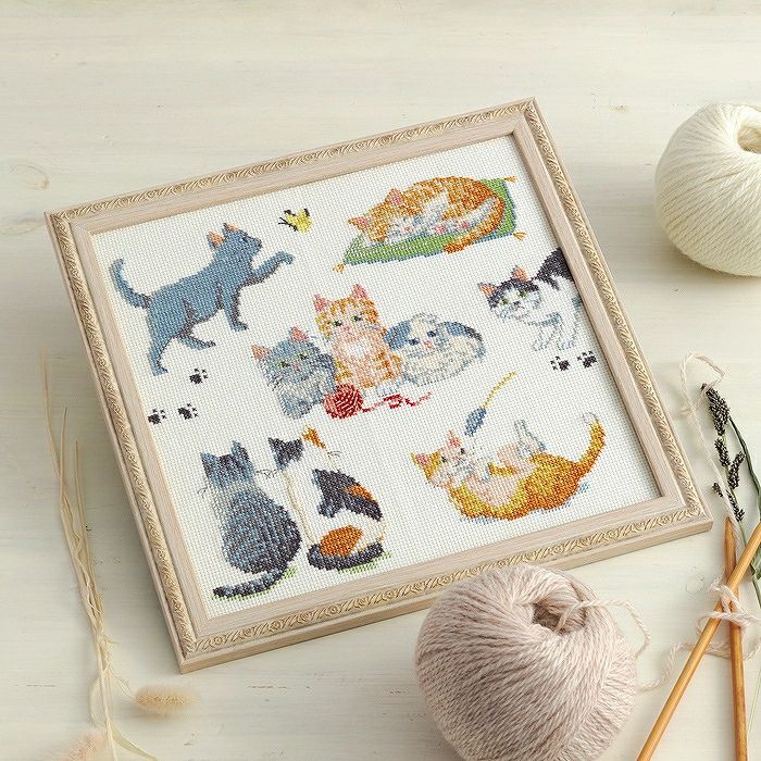 ねこ日和 | リバティ 生地、編み物、刺繍、刺し子のことなら ホビーラ 