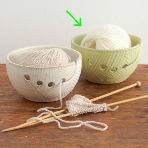 オリジナル益子焼 ヤーンボウル＜レモンイエロー＞