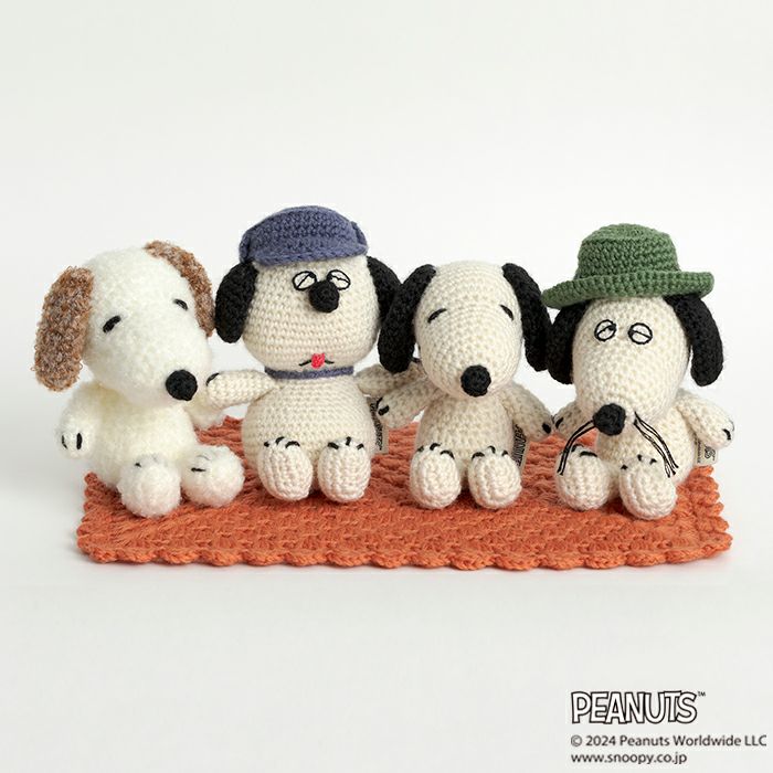 編みぐるみ＜スヌーピーときょうだい＞（編み物 材料セット  