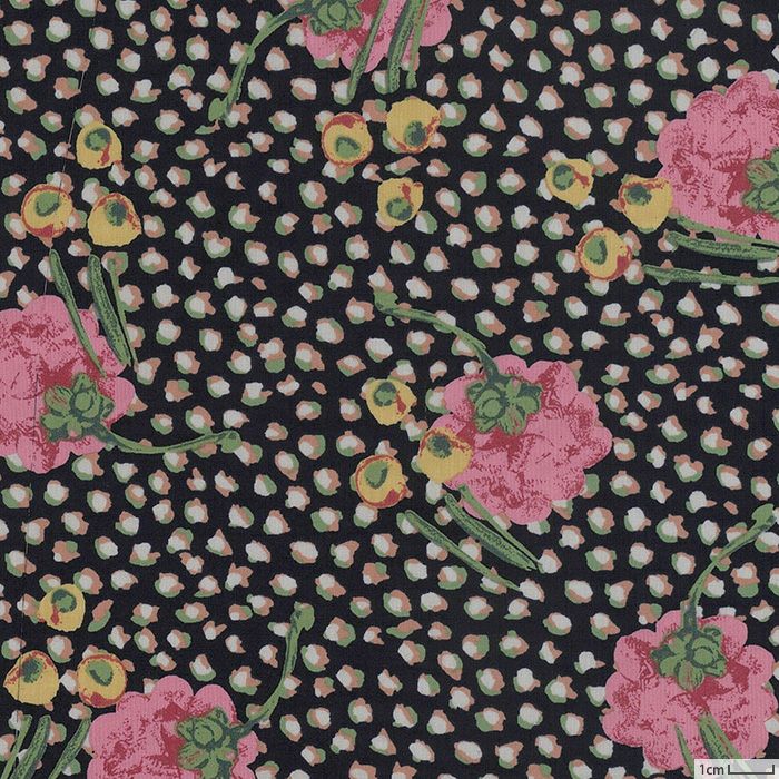 リバティプリント アリスW＜06G＞生地 （ホビーラホビーレオリジナル  