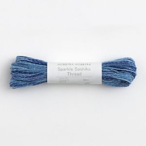 Sparkle Sashiko Thread 刺し子糸 シャイニーブルー＜502＞