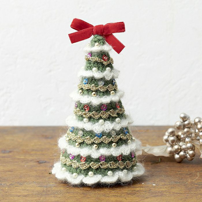 クリスマスツリー＜ノエルドリュクス＞（編み物 材料セット