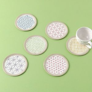 刺し子のサンプラークロス＜青海波＞ | リバティ 生地、編み物、刺繍、刺し子のことなら ホビーラホビーレ