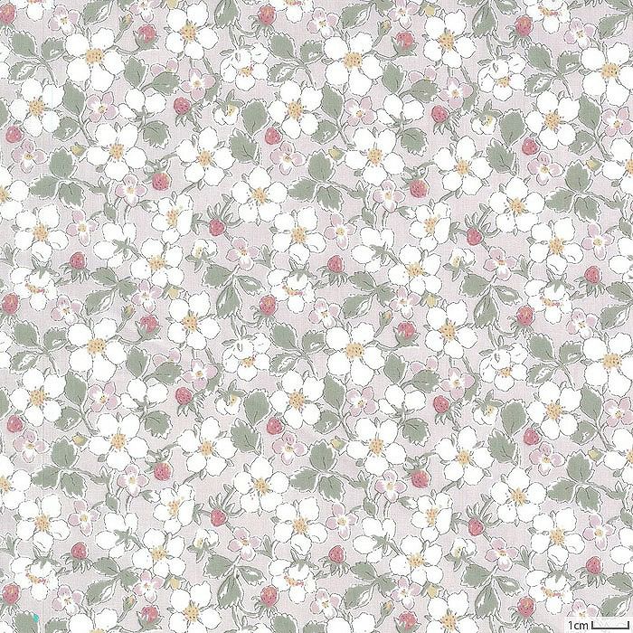 リバティプリント ジェニーズ・リボンズ＜62P＞生地 （ホビーラ