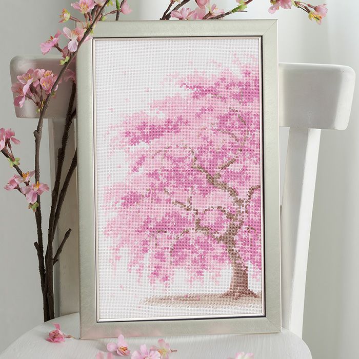 クロスステッチフレーム＜コテージガーデン＞ | リバティ 生地、編み物