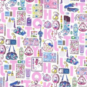 リバティプリント ハローキティ・ネセシティーズ＜J24C＞生地 （リバティ・ファブリックス）2024AW