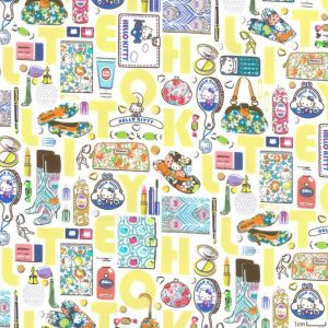 リバティプリント ハローキティ・ネセシティーズ＜J24B＞生地 （リバティ・ファブリックス）2024AW